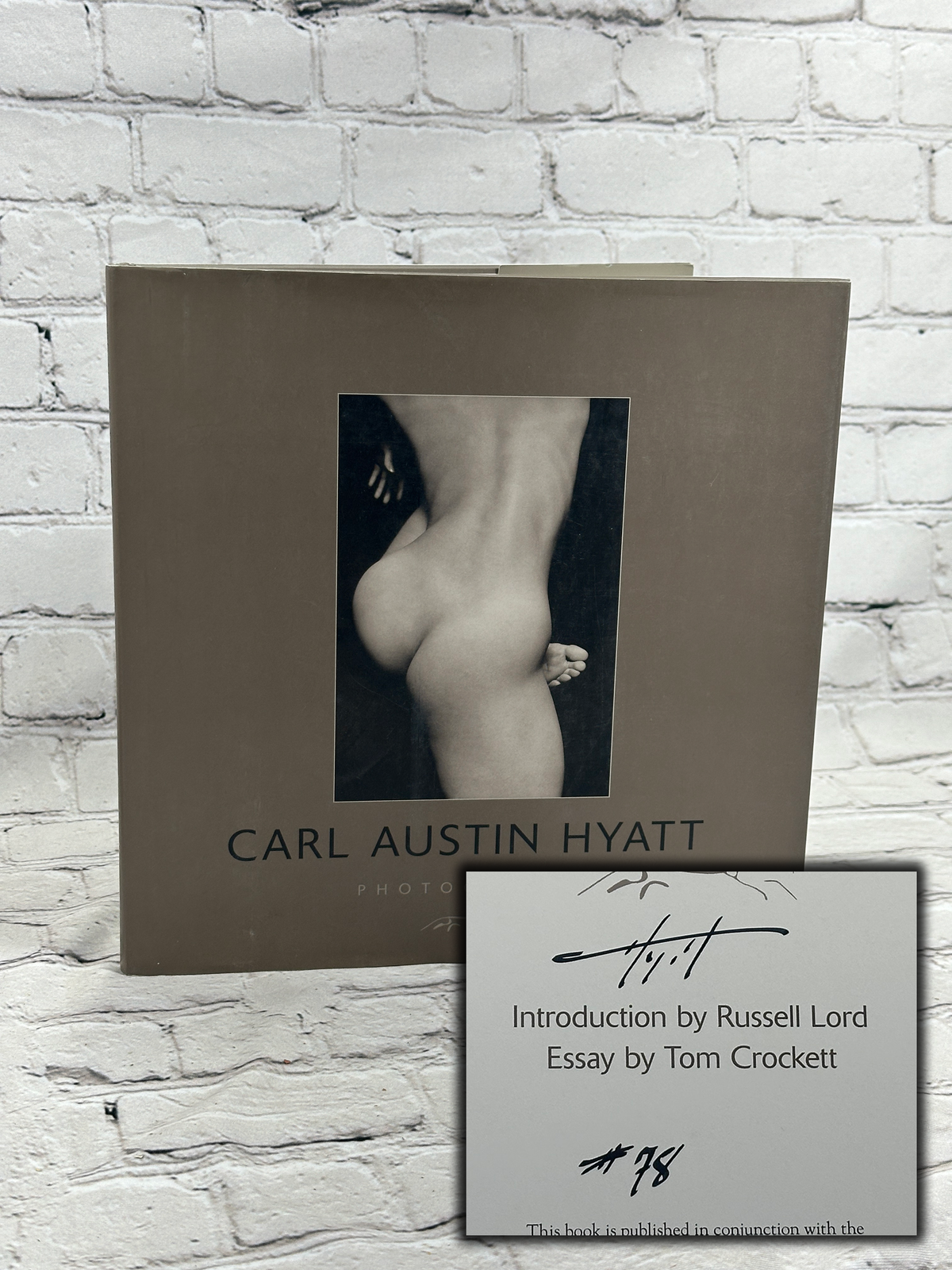 Carl Austin Hyatt: Photography - signature and number close-up
