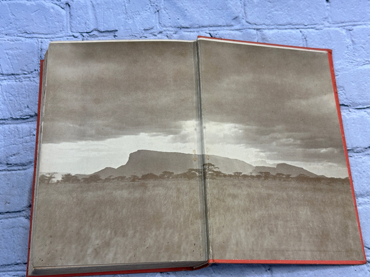 Safari: A Saga of the African Blue by Martin Johnson, 1928 Putnam hardcover - photographic rear endpapers