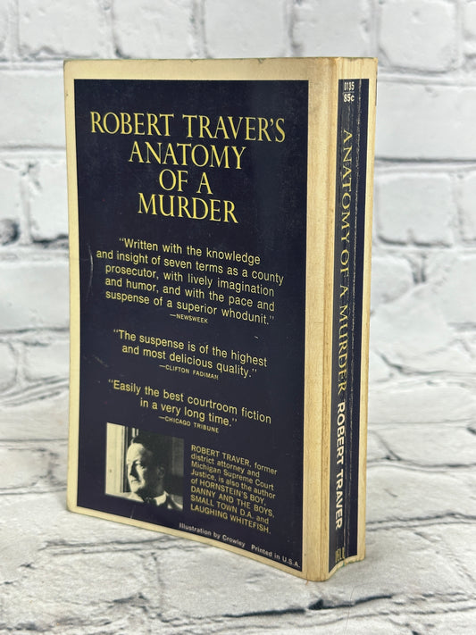 Anatomy of a Murder by Robert Traver, 1965 Dell paperback - photo 2