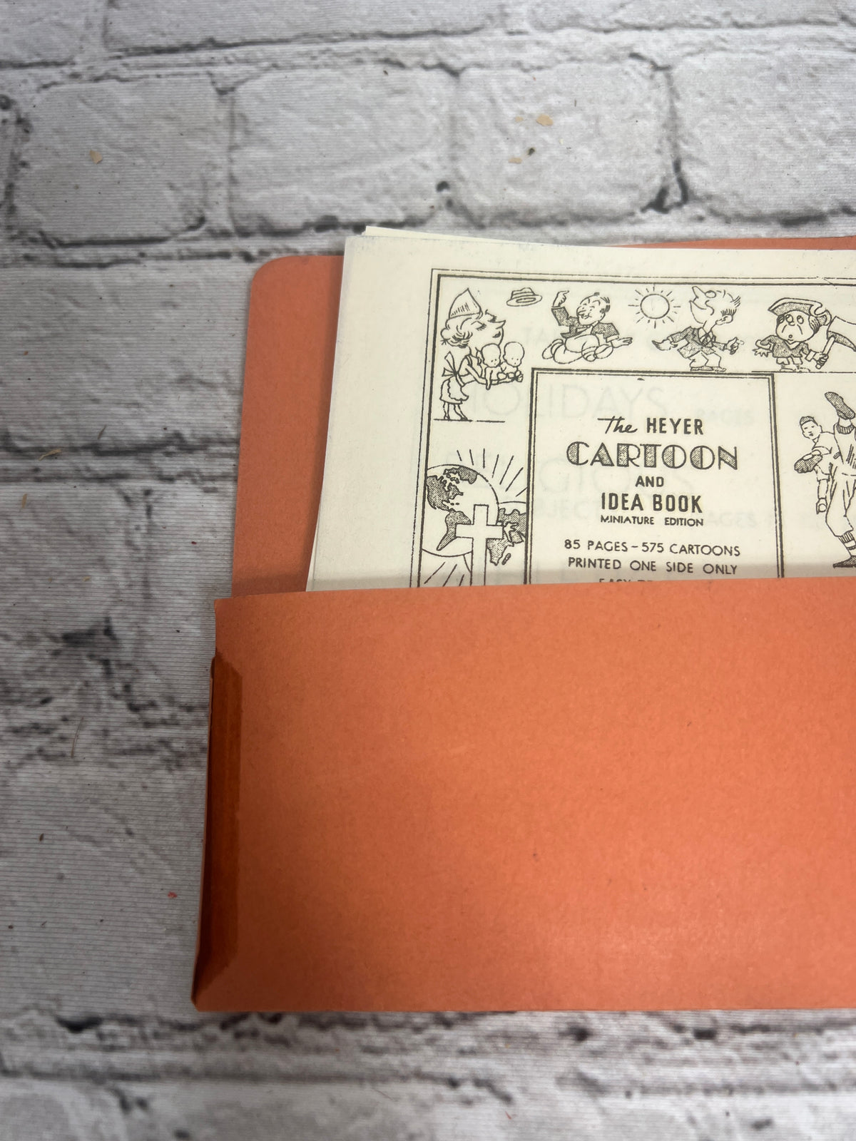 The Heyer Cartoon and Idea Book (Miniature Edition) - pages in folder