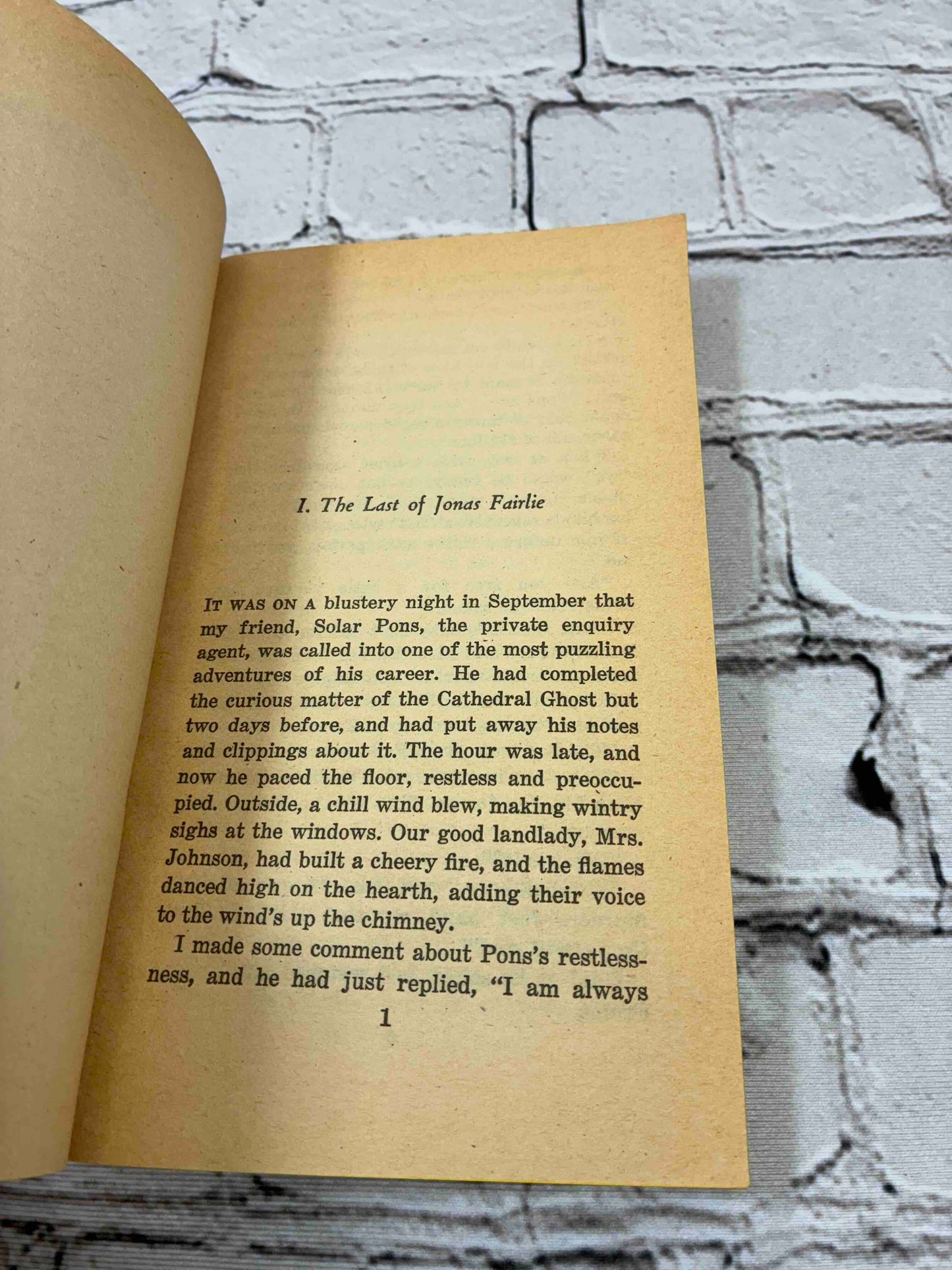 Mr. Fairlie's Final Journey (Solar Pons No. 7)
