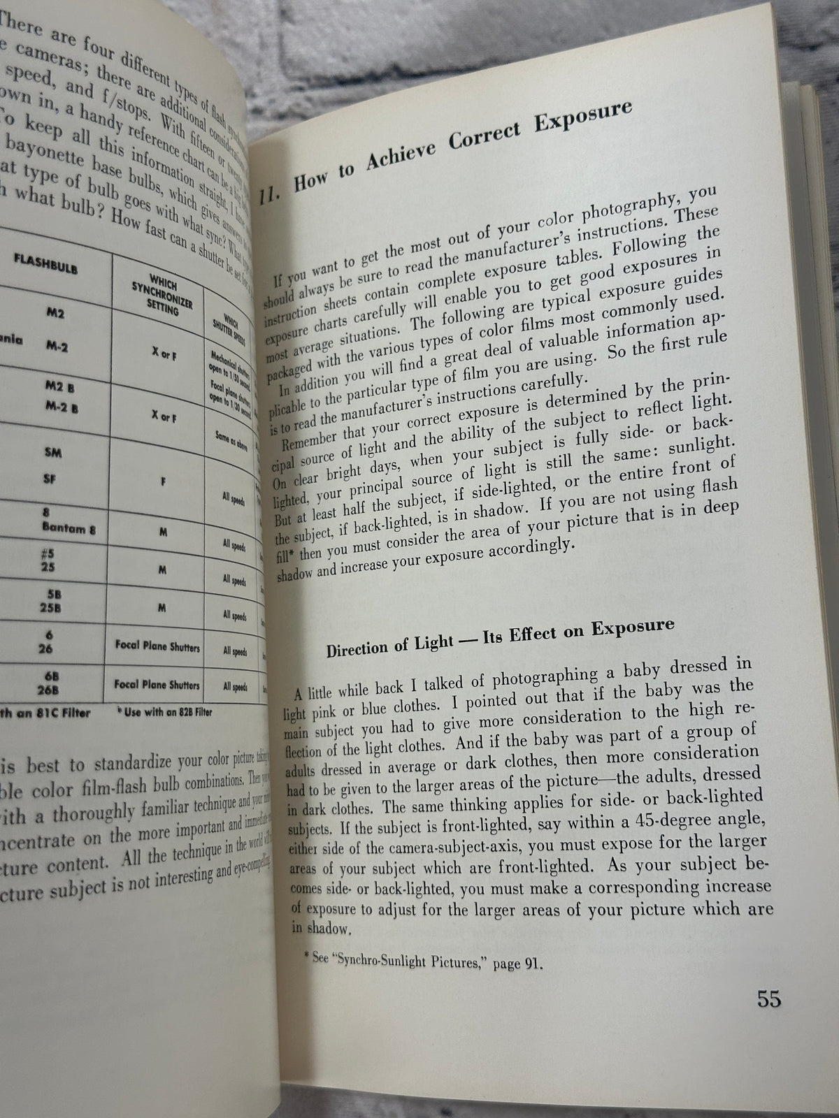 Beginner's Guide to Color Photography by Joe Costa, 1962 Chilton paperback - interior pages