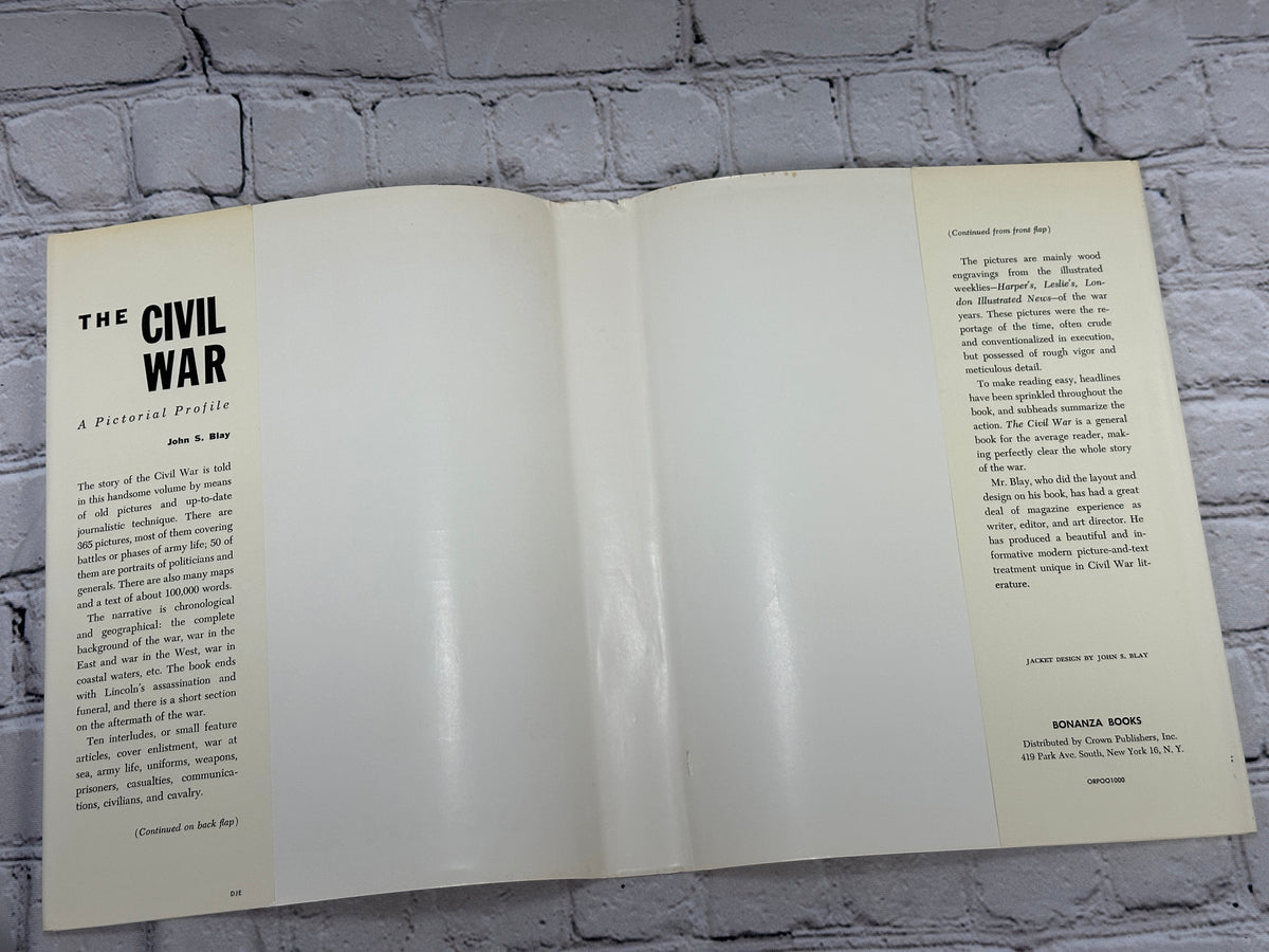 The Civil War: A Pictorial Profile - dust jacket flaps