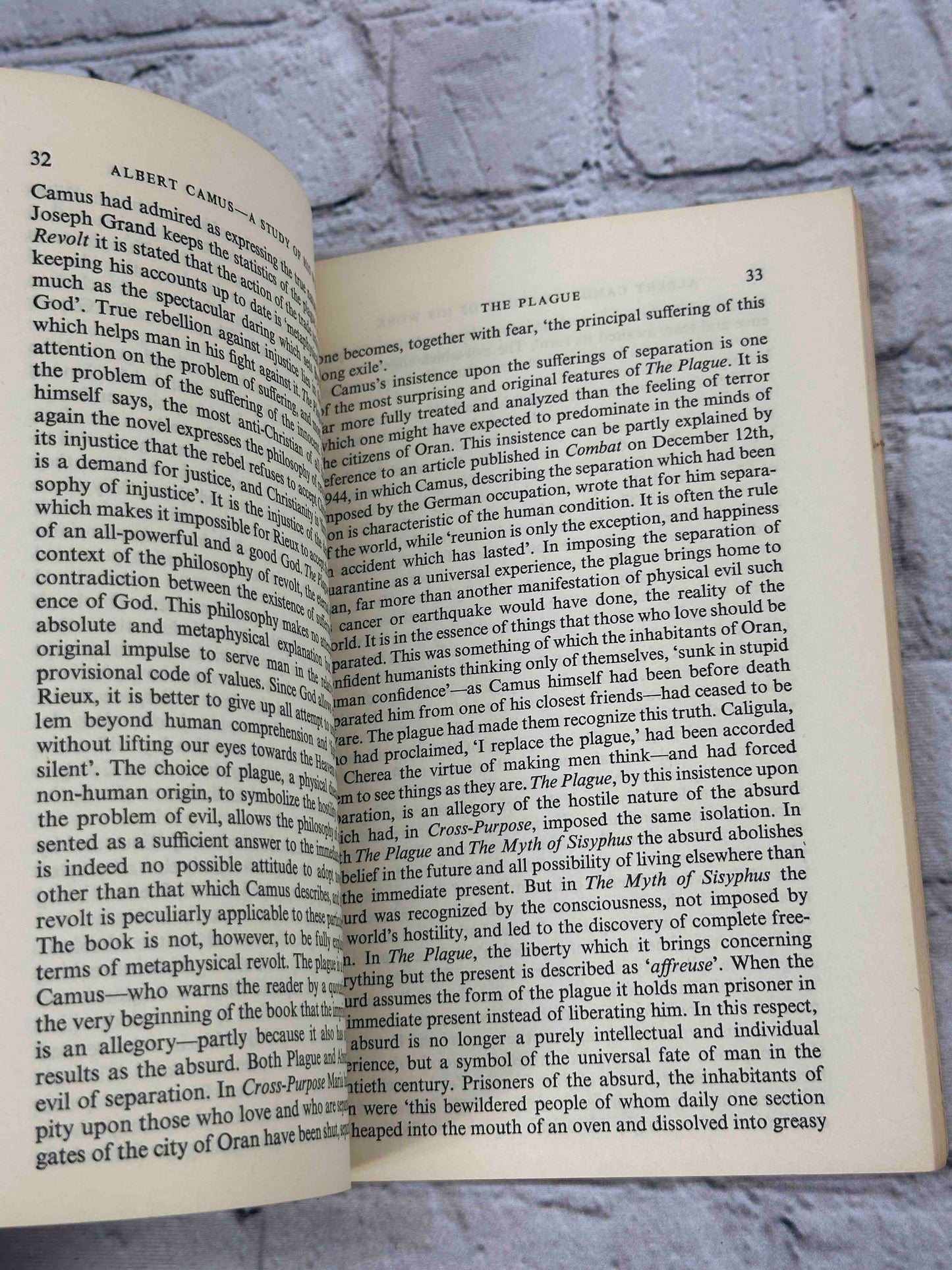 Albert Camus: A study of His Work