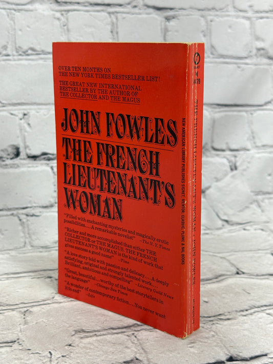 The French Lieutenant's Woman by John Fowles, Signet paperback - back cover
