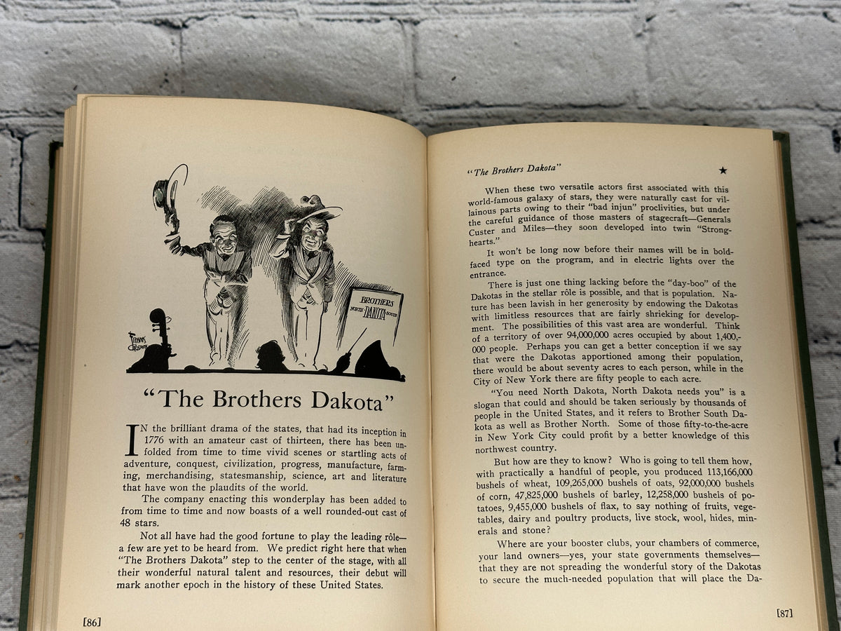 The Story of the States by N. W. Ayer & Son, 1916 N. W. Ayer & Son hardcover - text pages with illustration