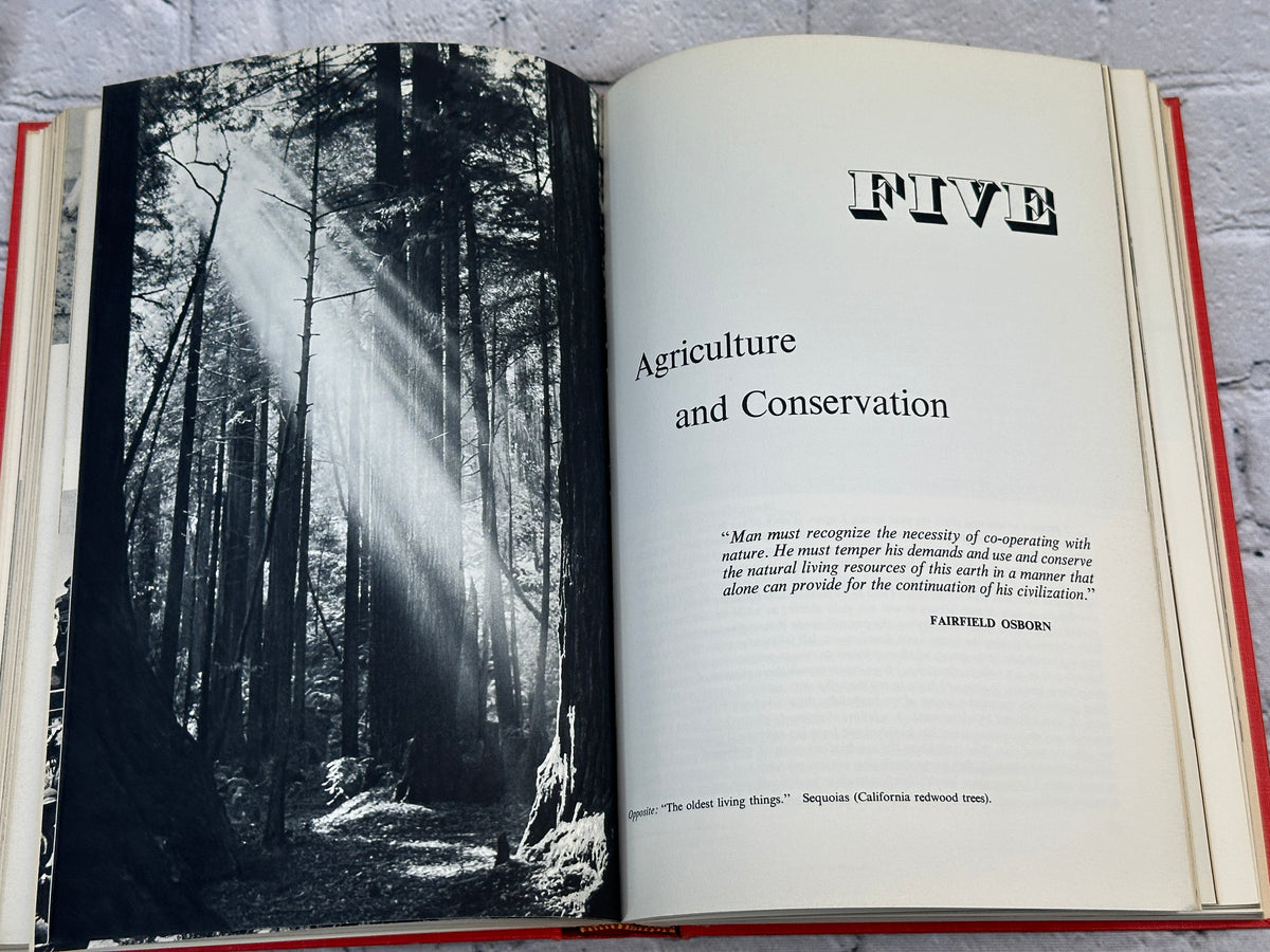 Profile of America compiled by Emily Davie, 1957 Crowell hardcover - part five opening with photograph