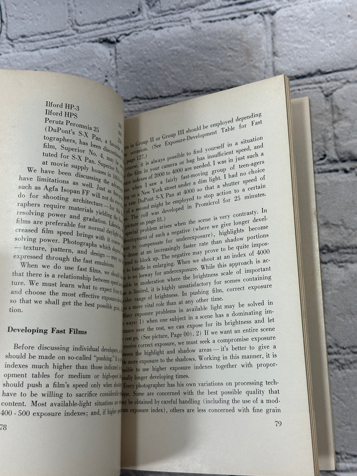 35mm Negs & Prints by Y. Ernest Satow, 1960 Amphoto paperback - text pages