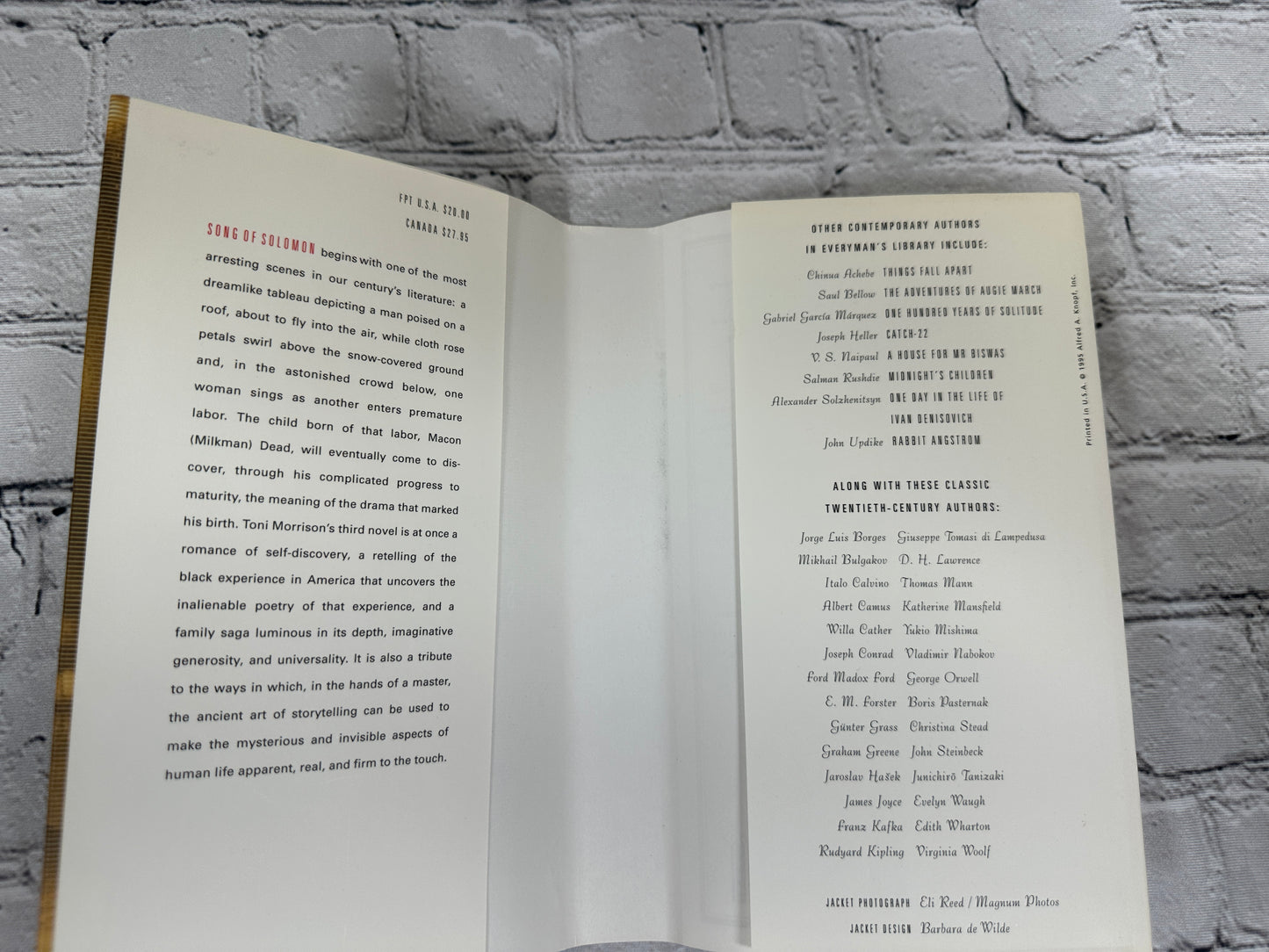 Song of Solomon (Everyman's Library)