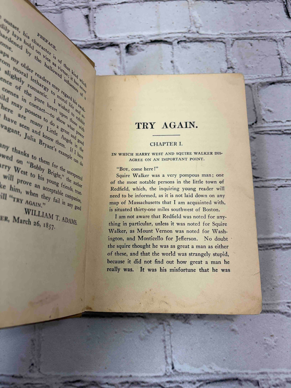 Try Again; Or, the Trials and Triumphs of Harry West