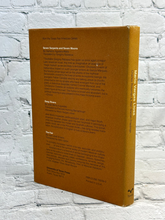 Mario Vargas Llosa: A Collection of Critical Essays, 1980 University of Texas Press hardcover - dust jacket rear and spine