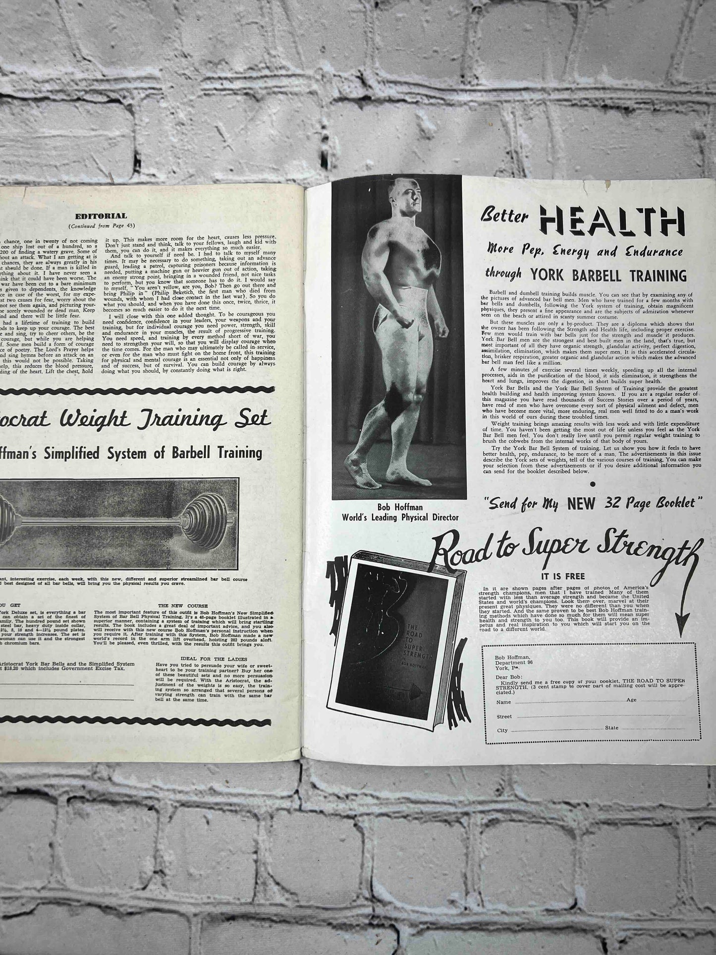 Strength and Health Fred Currie (May 1944)