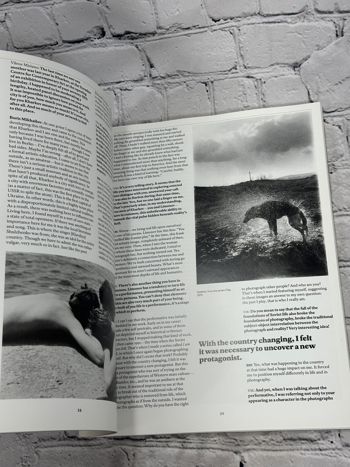 Aperture 220 The Interview Issue, Fall 2015 Aperture magazine - interview pages with photographs