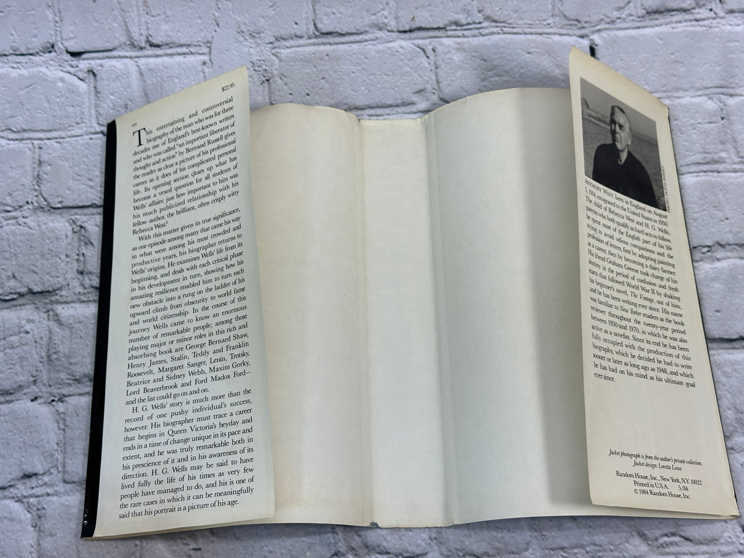 H.G. Wells: Aspects of a Life by Anthony West [1984 · First Edition