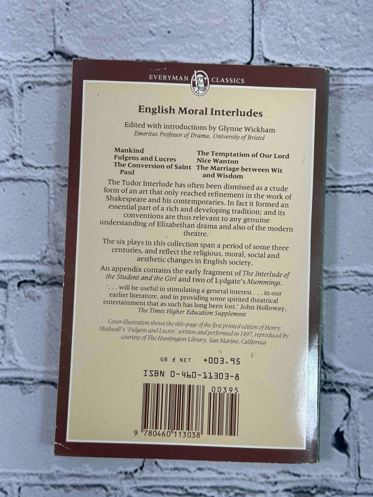 English Moral Interludes