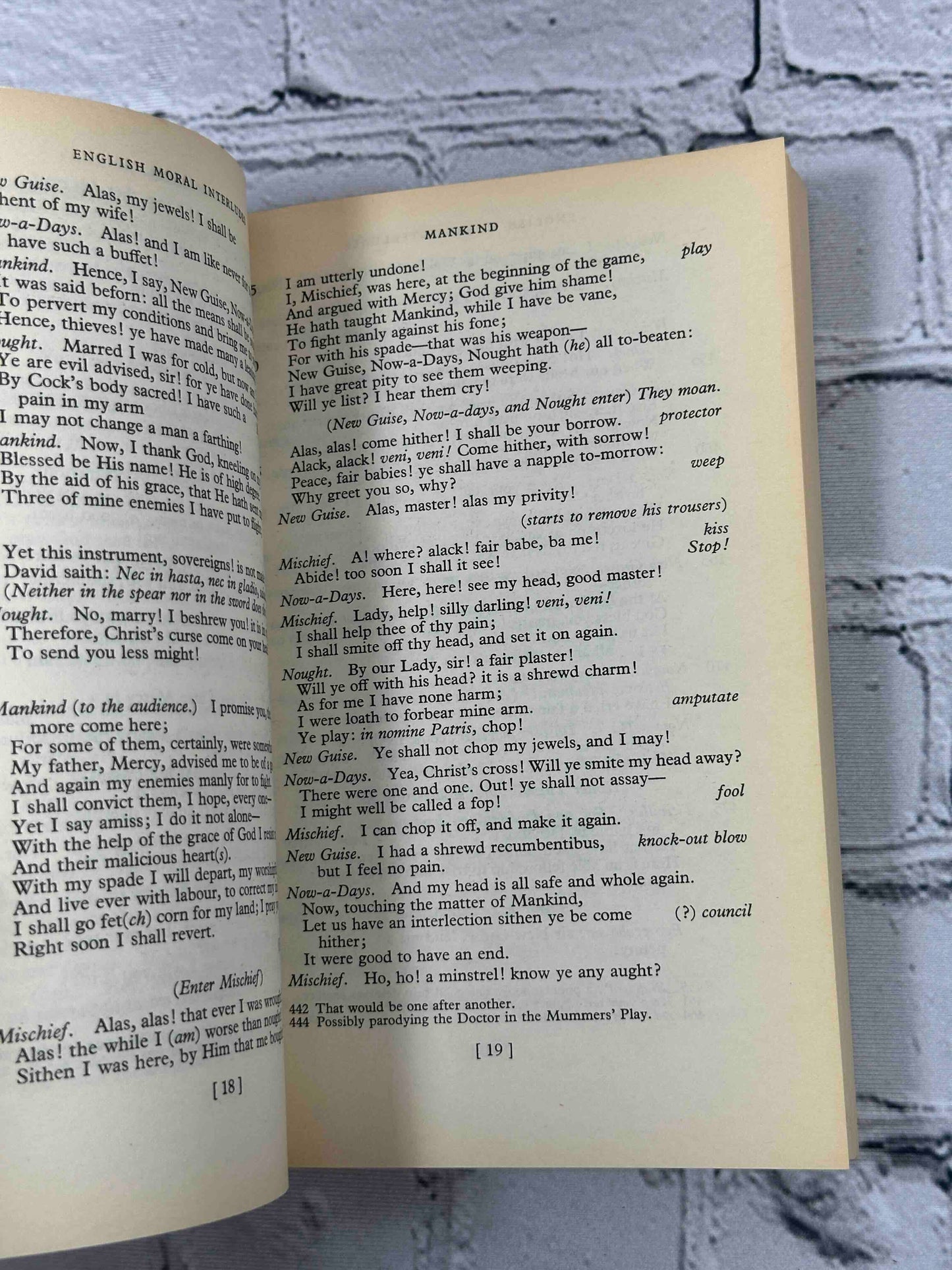 English Moral Interludes