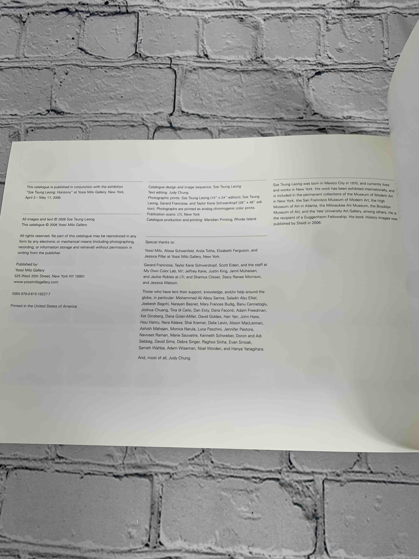 Sze Tsung Leong: Horizons
