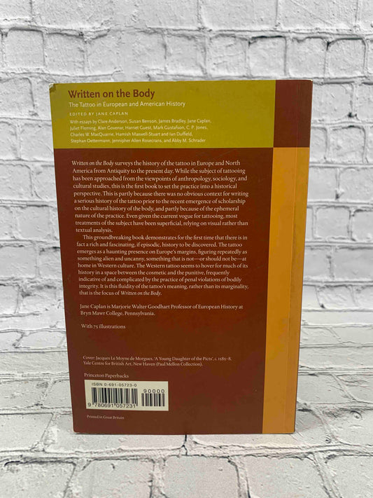 Written on the Body: The Tattoo in European and American History