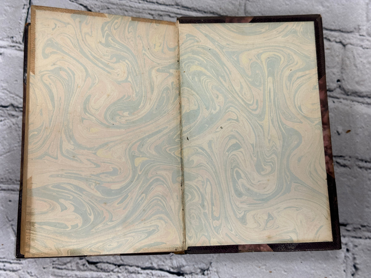 The Book of Fun; or, Laugh and Learn for Boys and Girls, James Gilbert London half leather - rear marbled endpapers