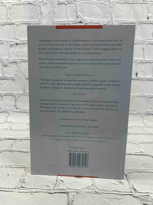 Chushingura (The Treasury of Loyal Retainers): A Puppet Play