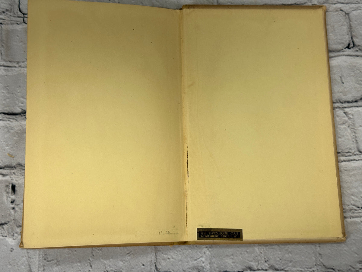 More Byng Ballads by Douglas Byng, 1935 Bodley Head first edition hardcover - rear endpapers with Times Book Club label