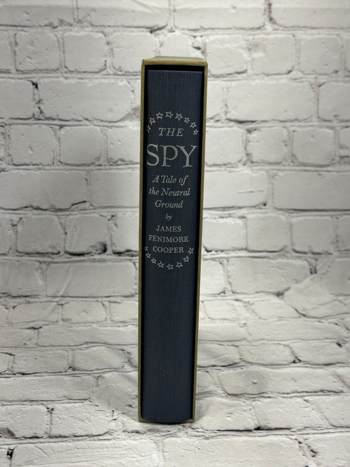 The Spy by James Fenimore Cooper, 1963 Heritage Press hardcover - spine
