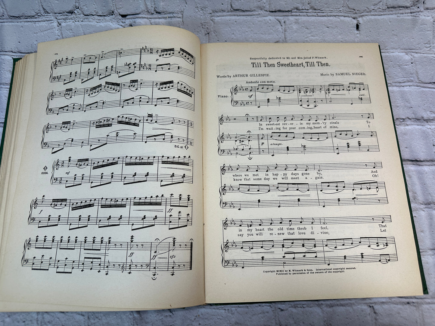 Masterpieces of Melody and the Musical Art edited by Nathaniel Rubinkam [1906]