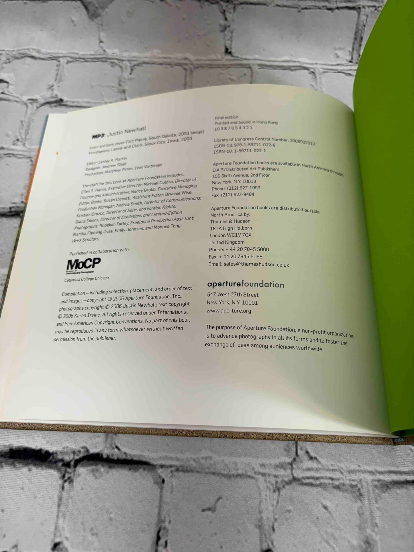 Justin Newhall (MP3: Midwest Photographers Publication Project)