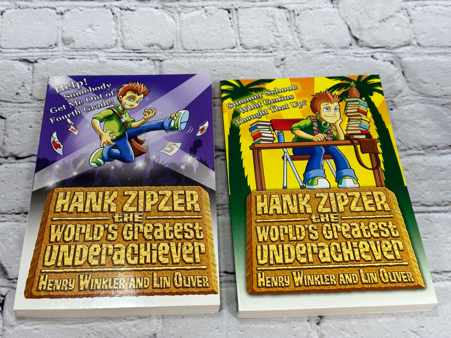 Hank Zipzer By Henry Winkler & Lin Oliver #1-10 [Walker Books · 10 Book Lot]