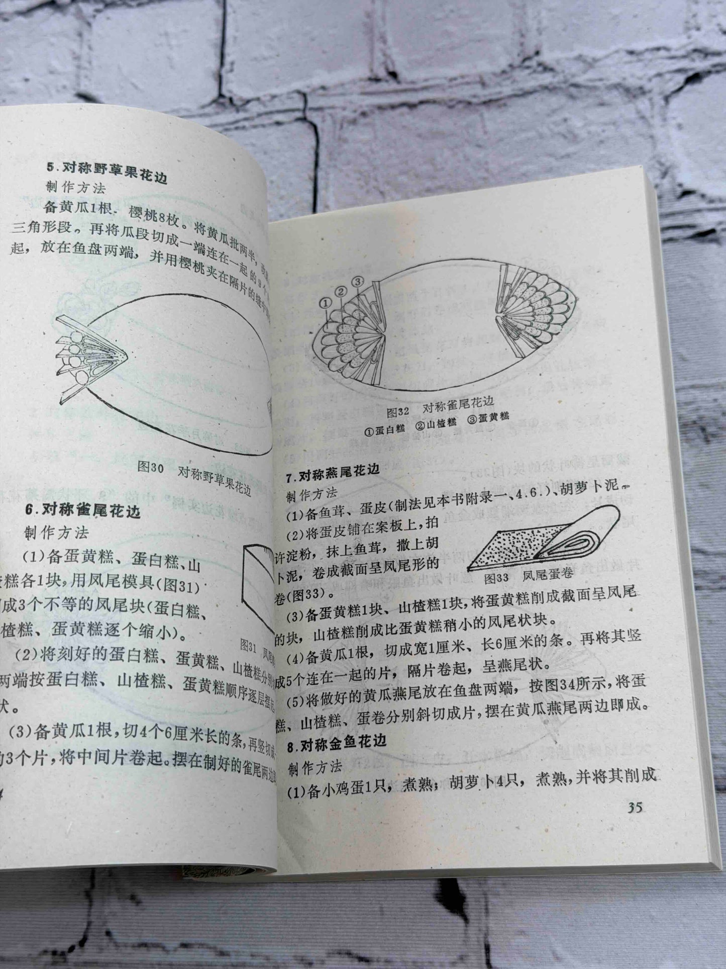 Garnishing and Decorative Border Design for Dishes