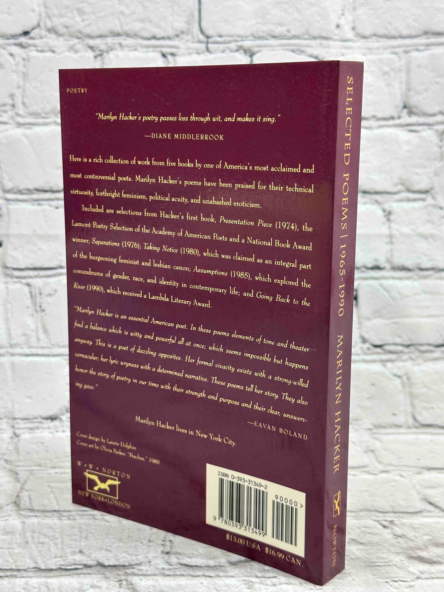 Selected Poems 1965-1990