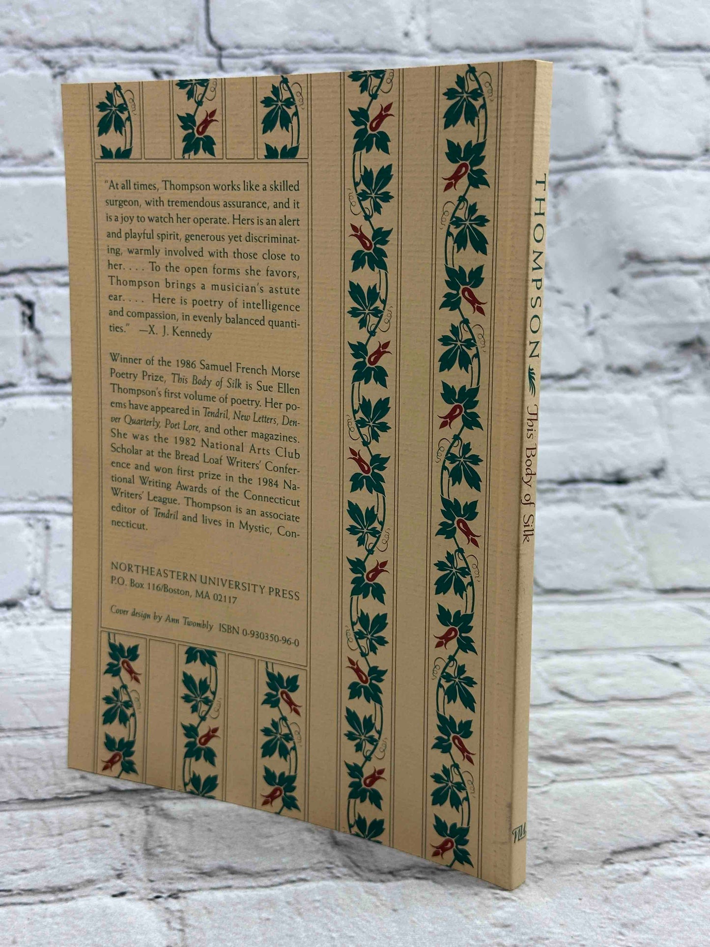 This Body of Silk. The 1986 Morse Poetry Prize