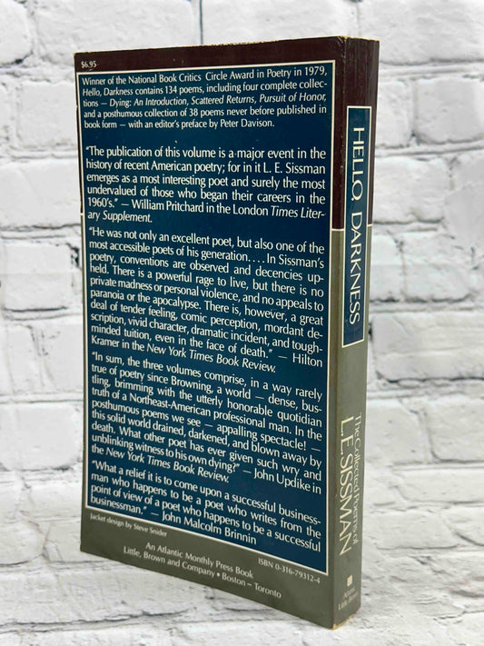 Hello Darkness Collected Poems