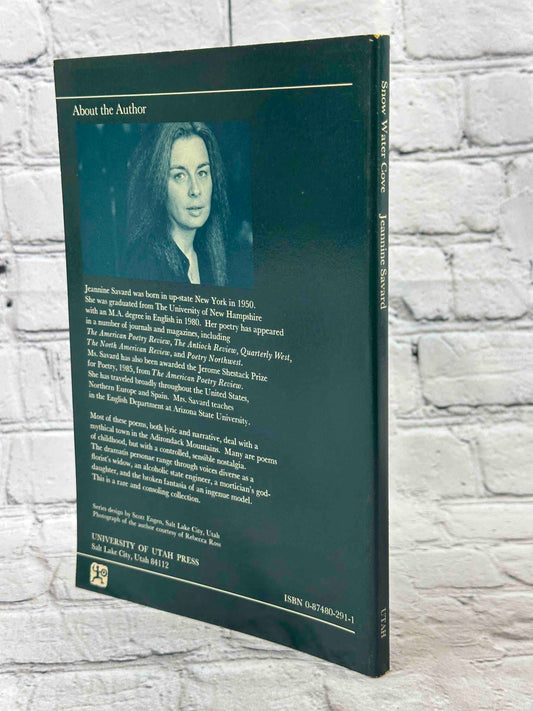 Snow Water Cove (University of Utah Press Poetry Series)