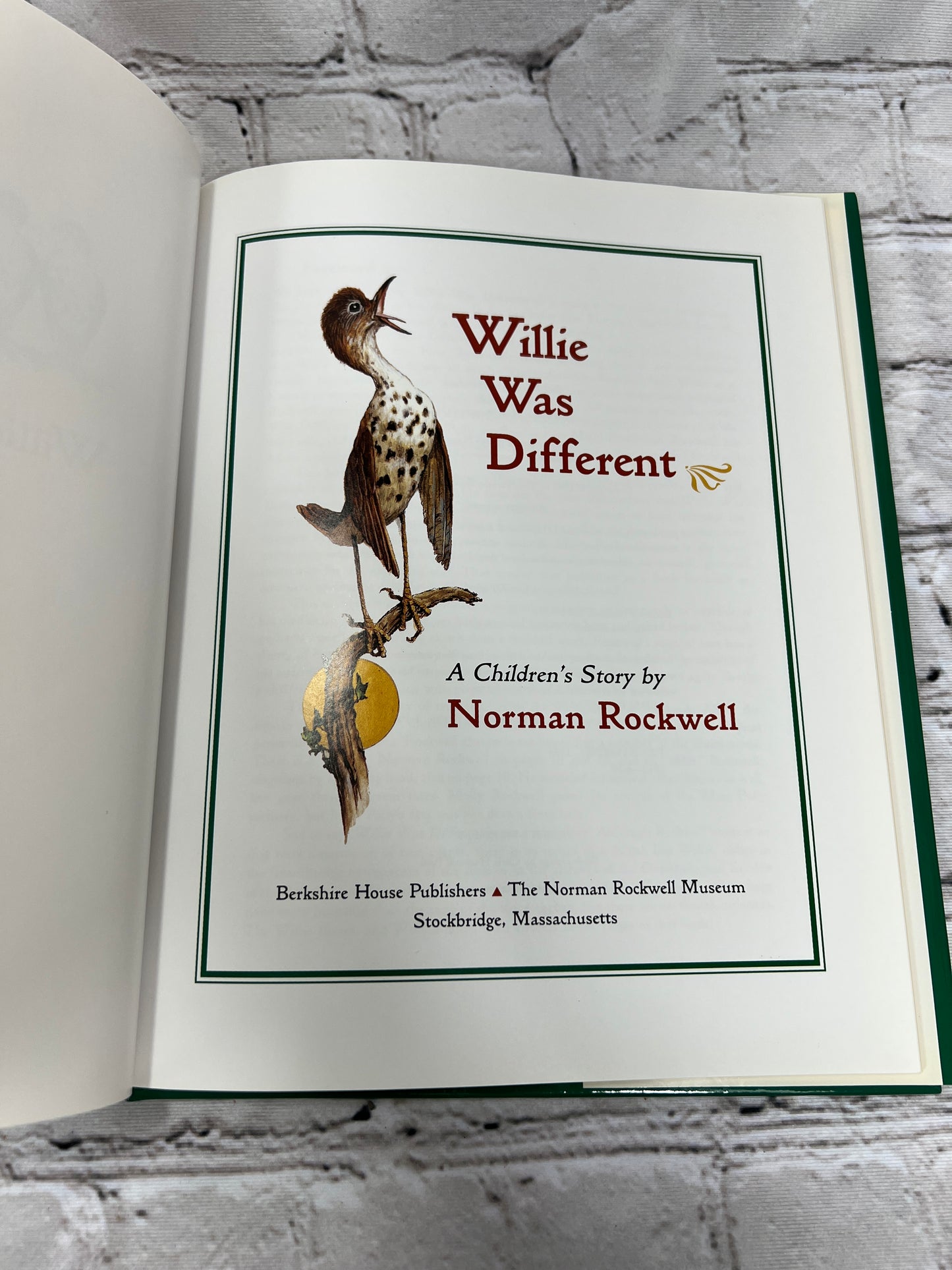 Willie Was Different By Norman Rockwell [1994 · 1st Edition · 6th Print]