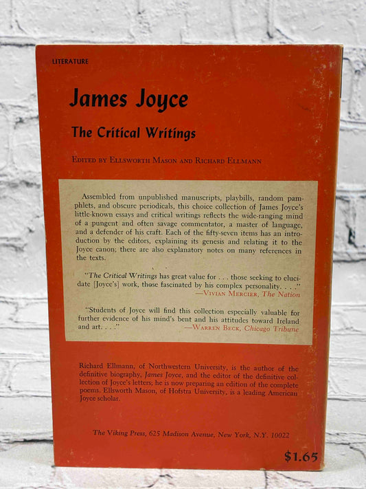 The Critical Writings of James Joyce