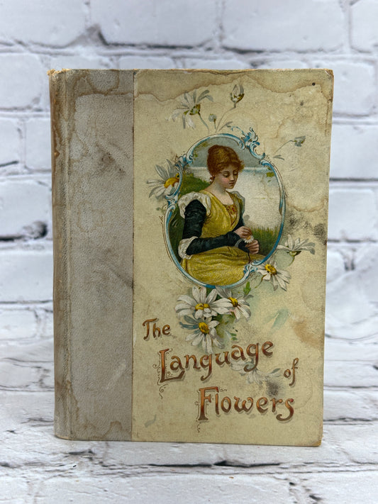 The Language of Flowers Ernest Nister with 8 Col Litho plates Scarce [1890s]