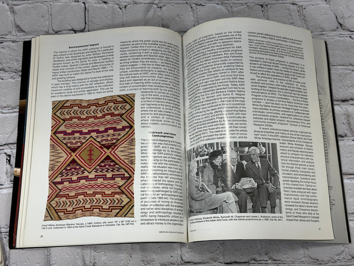 American Indian Art Magazine, Spring 2007 - interior pages