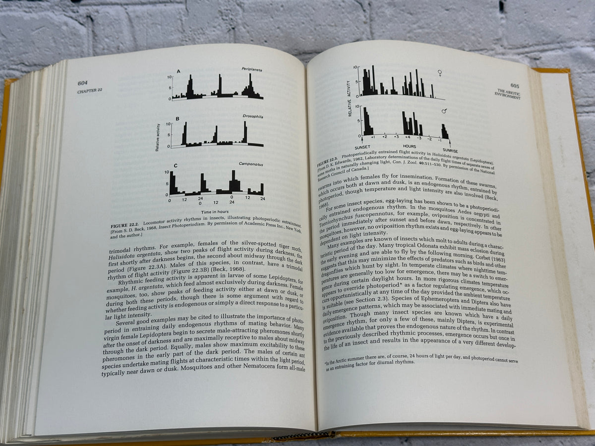 Entomology by Cedric Gillott, 1980 Plenum hardcover - text page with figures