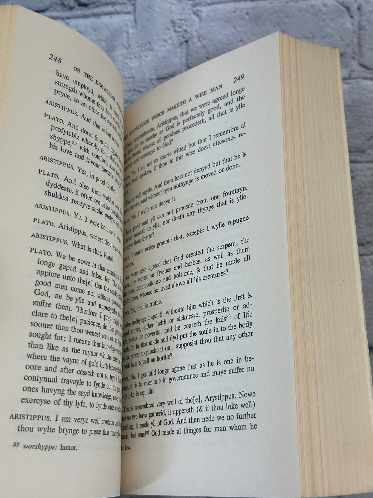 Tudor Prose 1513-1570, ed. Edmund Creeth, 1969 Anchor Books paperback - text spread