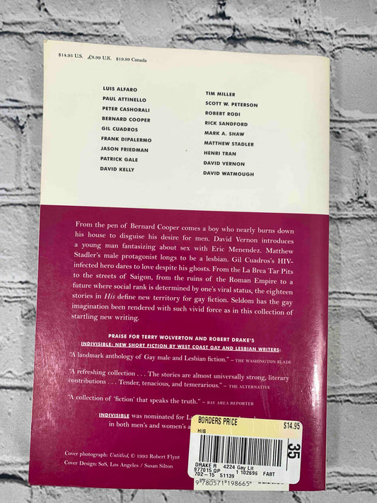 His 1 & His 2: Brilliant New Fiction by Gay Writers