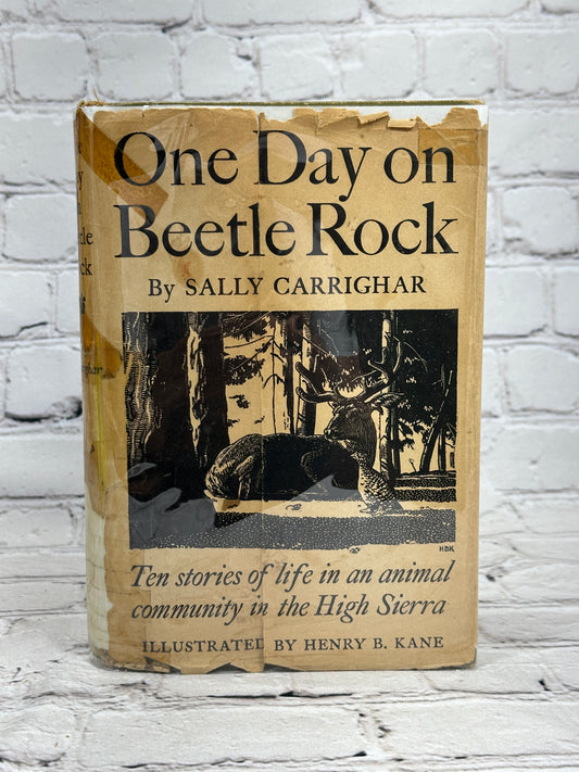 One Day on Beetle Rock by Sally Carrighar (Signed · 1945 · 4th Printing)