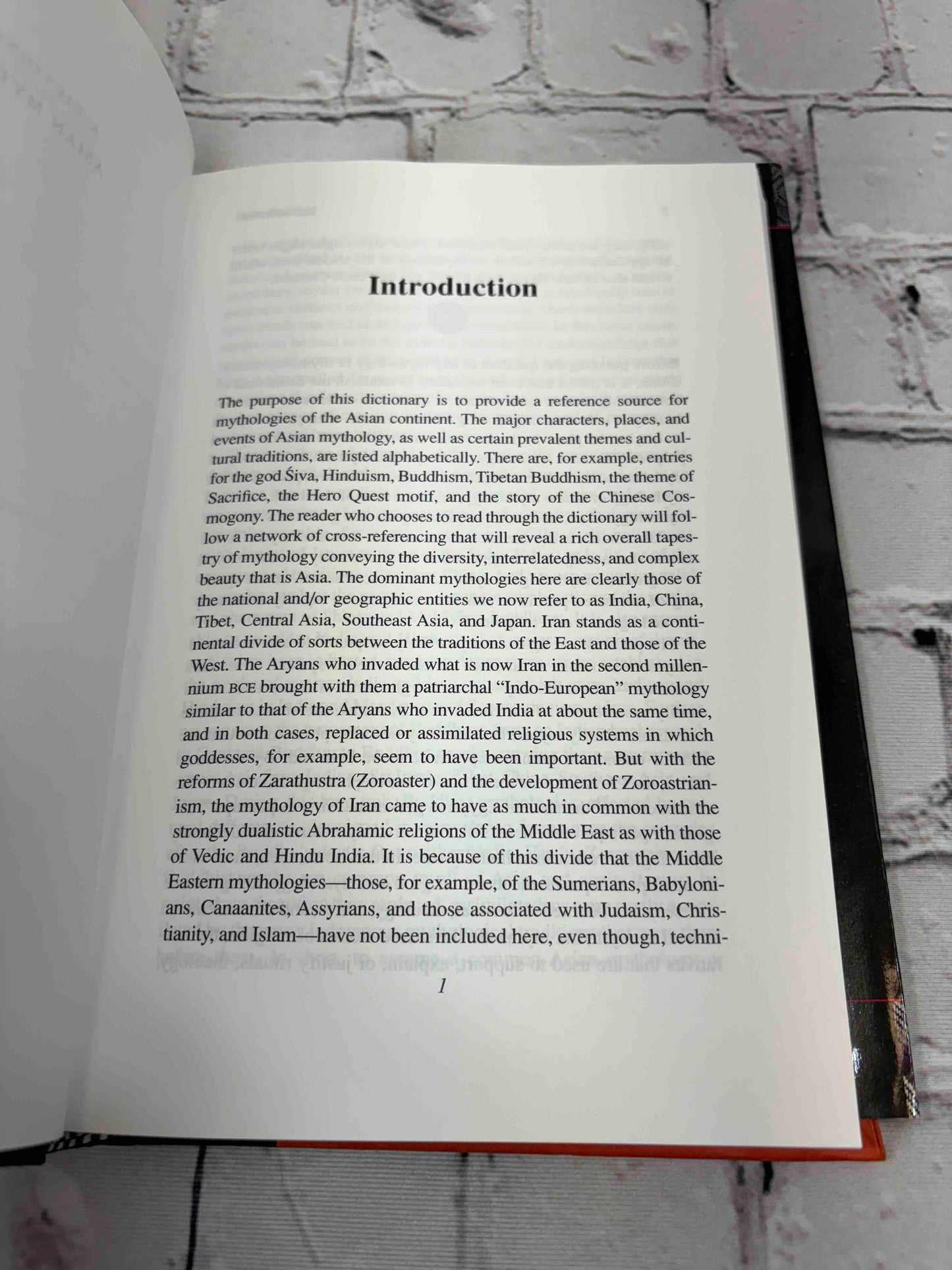 A Dictionary of Asian Mythology