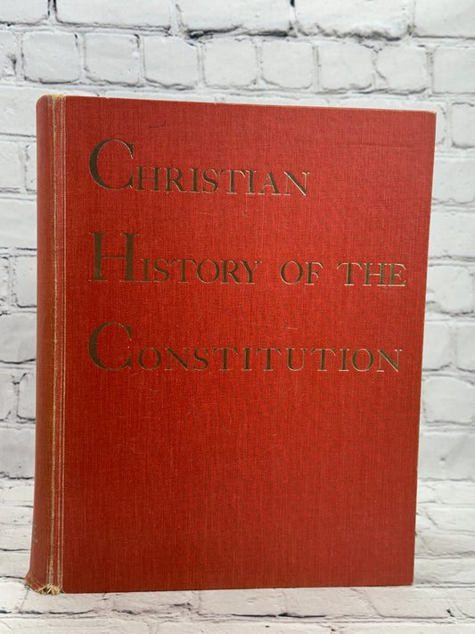 The Christian History of the Constitution by Verna M. Hall, 1960 American Christian Constitution Press hardcover, signed - detail view
