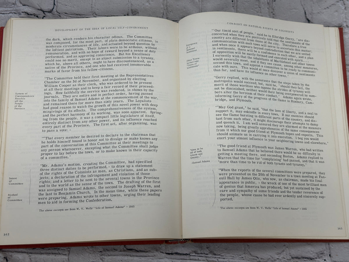 The Christian History of the Constitution by Verna M. Hall, 1960 American Christian Constitution Press hardcover, signed - detail view