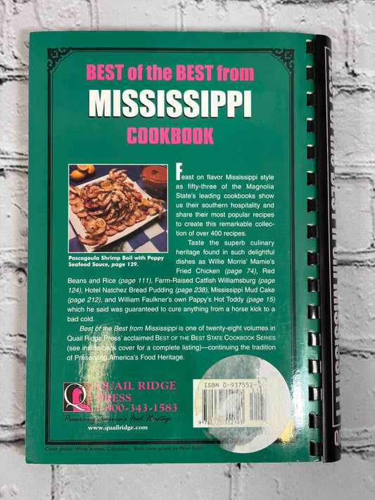 Best of the Best from Mississippi: Selected Recipes from Mississippi's Favorite Cookbooks