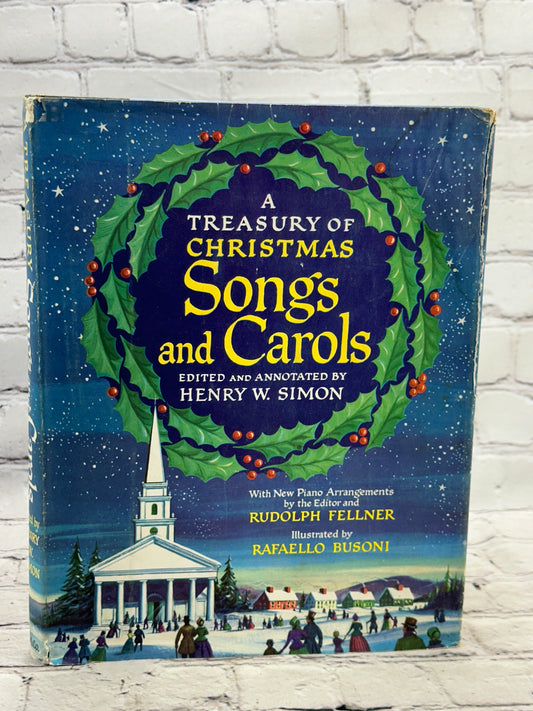 A Treasury of Christmas Songs and Carols by Henry W. Simon [1st Edition · 1955]