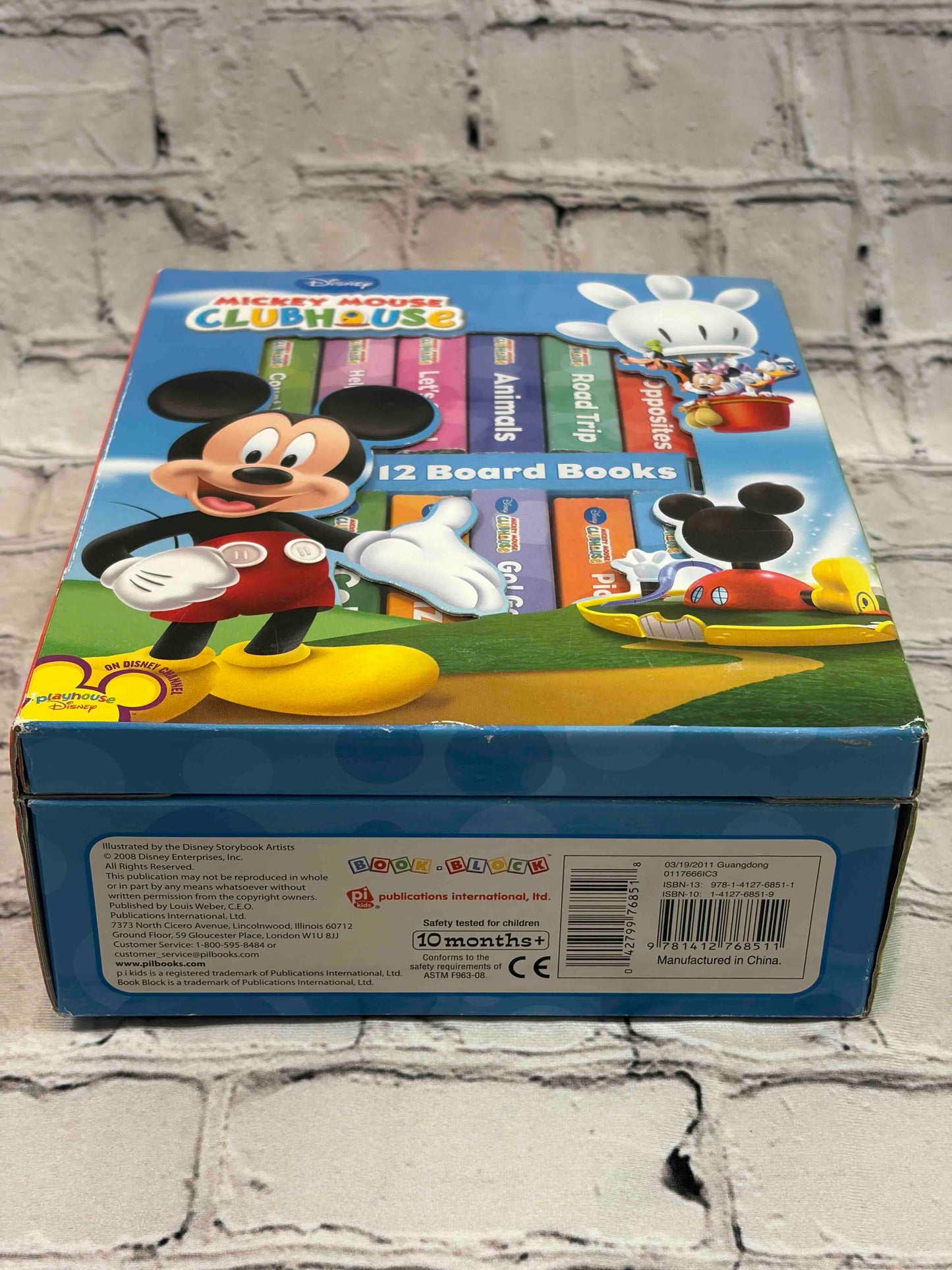 Disney Junior Mickey Mouse Clubhouse - My First Library Board Book Block (12-Book Set)