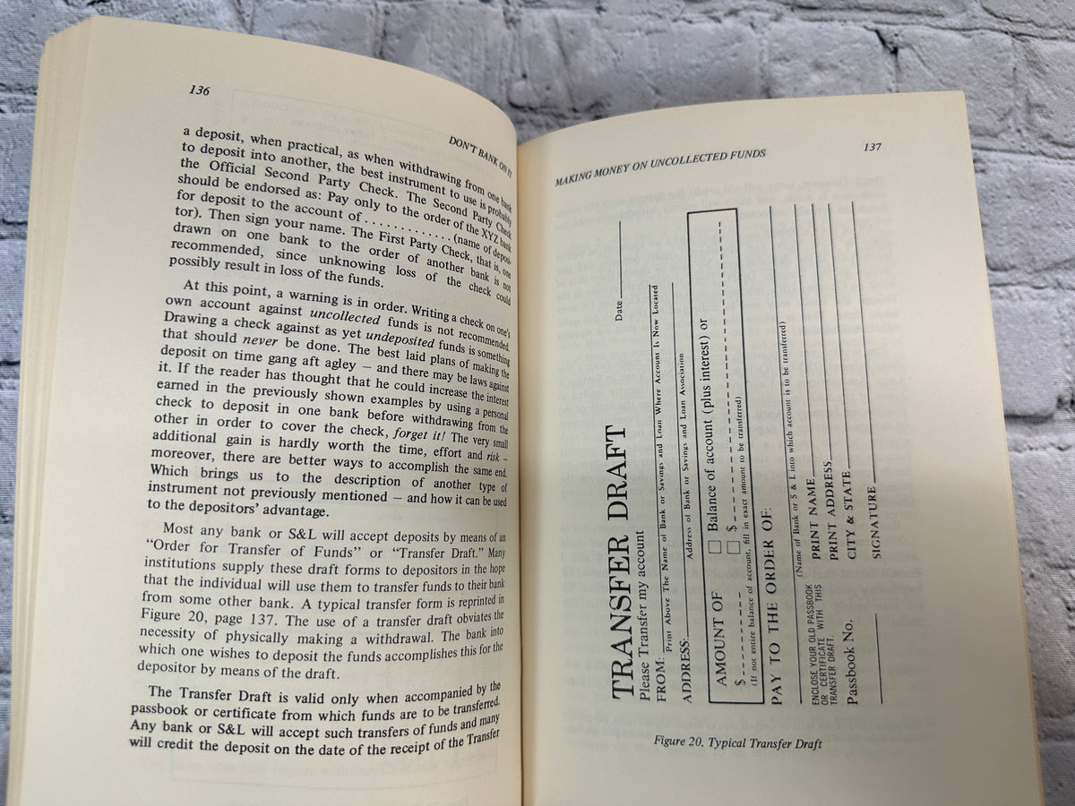 Don't Bank On It! by Meyer and McDaniel, 1972 - interior pages