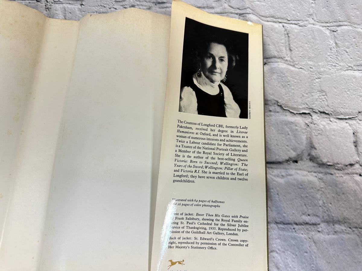 The Royal House of Windsor by Elizabeth Longford, 1974 Knopf hardcover - dust jacket back flap